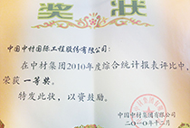 尊龙凯时集团2010年度综合统计